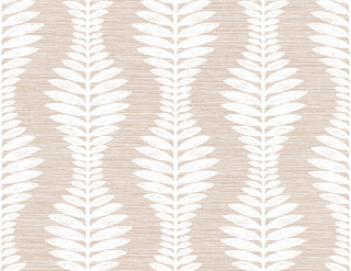 LN40506 palm ogee textured vinyl wallpaper from Lillian August