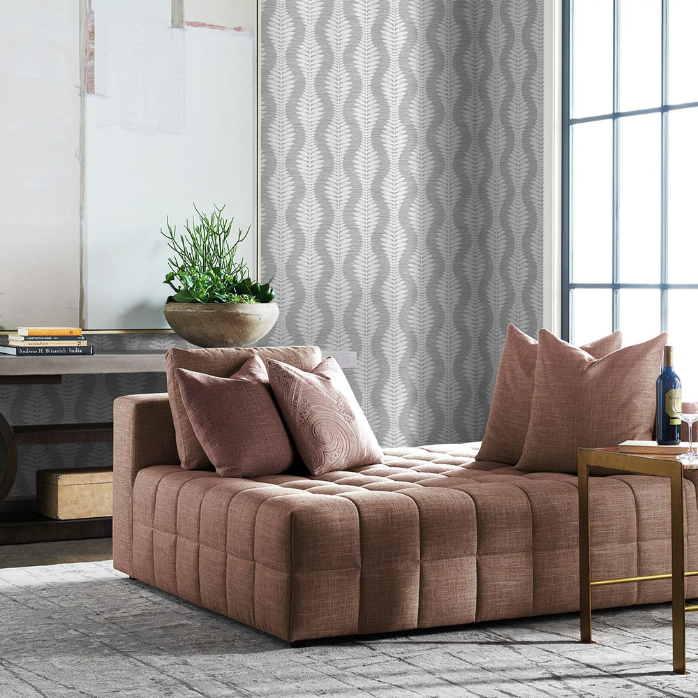 
                  
                    LN40508 palm ogee textured vinyl wallpaper living room from Lillian August
                  
                