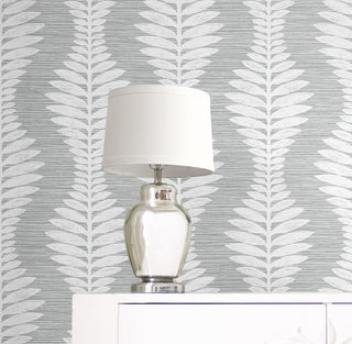 LN40508 palm ogee textured vinyl wallpaper decor from Lillian August