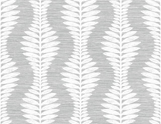 LN40508 palm ogee textured vinyl wallpaper from Lillian August