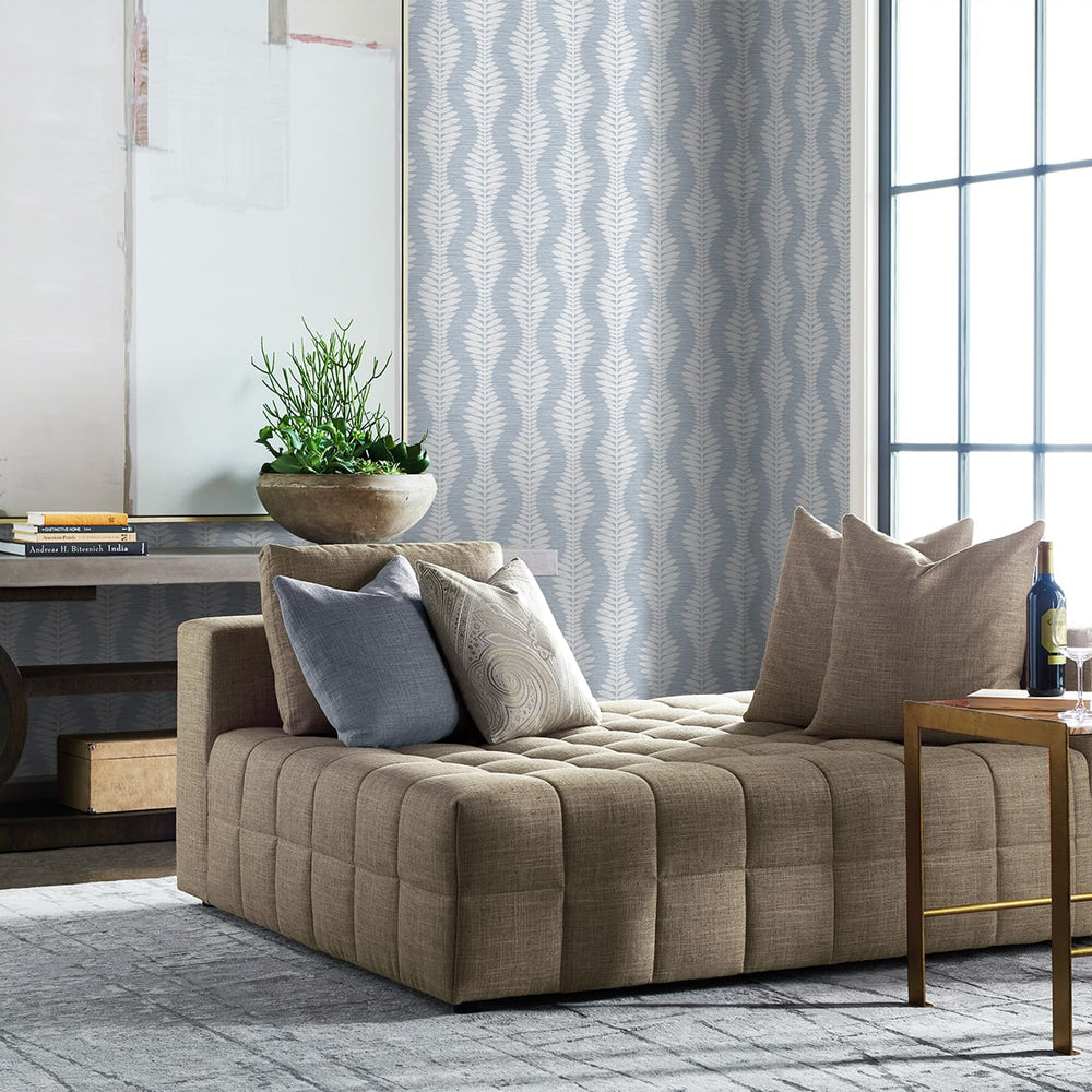 
                  
                    LN40512 palm ogee textured vinyl wallpaper living room from Lillian August
                  
                