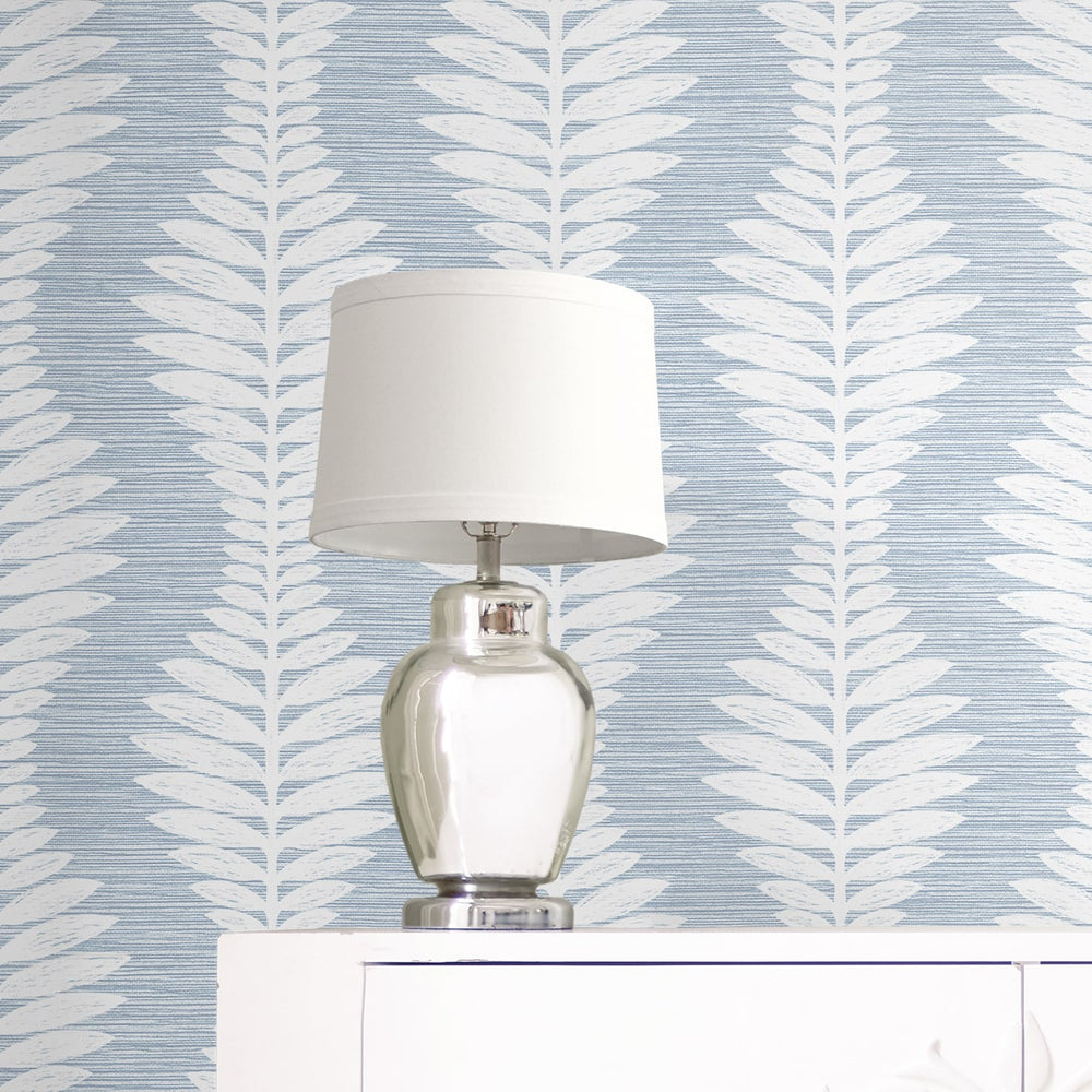 
                  
                    LN40512 palm ogee textured vinyl wallpaper decor from Lillian August
                  
                