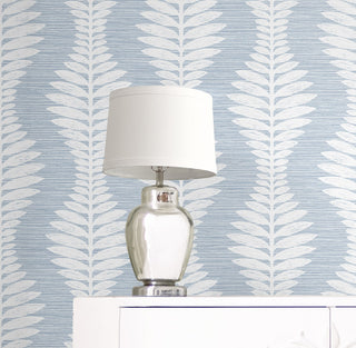 LN40512 palm ogee textured vinyl wallpaper decor from Lillian August
