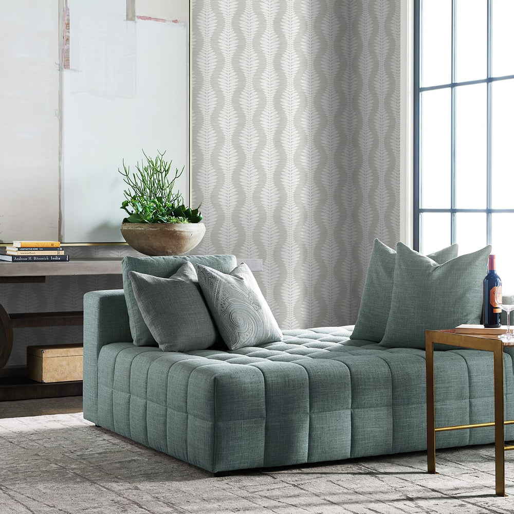
                  
                    LN40518 palm ogee textured vinyl wallpaper living room from Lillian August
                  
                
