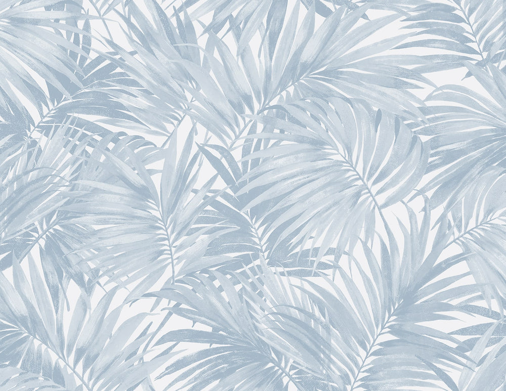 LN40702 tossed palm embossed vinyl wallpaper from Lillian August