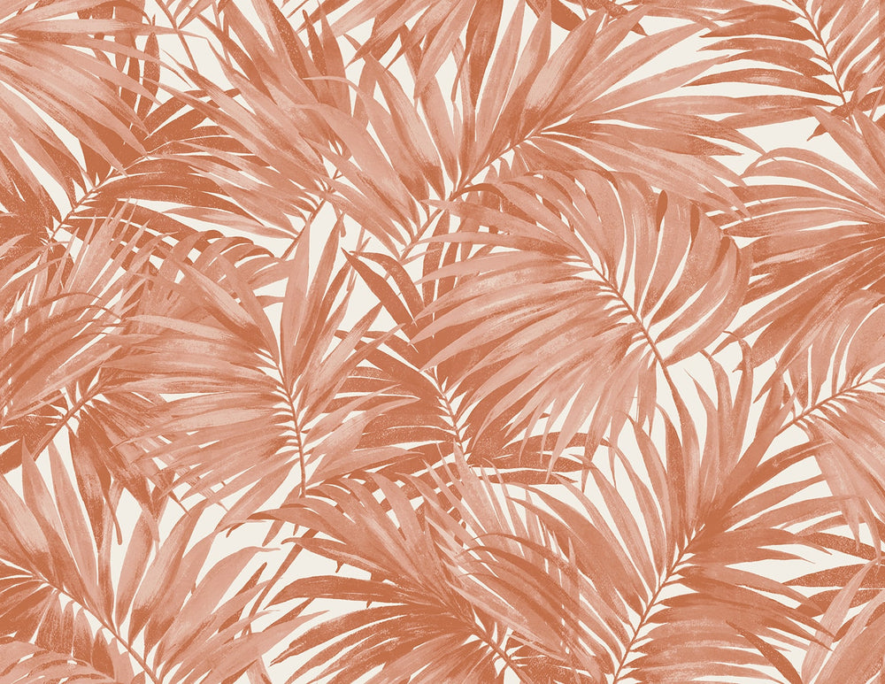 LN40706 tossed palm embossed vinyl wallpaper from Lillian August