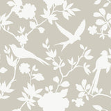 LN40907 bird toile vinyl wallpaper from the Coastal Haven collection by Lillian August