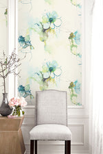 Living with Art Anemone Watercolor Floral Wallpaper