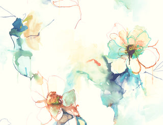 LW50006 Floral Wallpaper from the Living with Art collection by Seabrook Designs