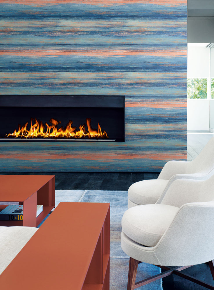 Living with Art Sunset Stripe Wallpaper