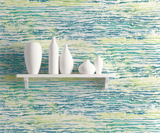 Living with Art Watercolor Waves Abstract Unpasted Wallpaper