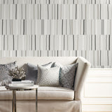 Living with Art Block Lines Striped Wallpaper