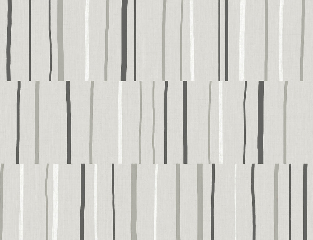 LW51200 Striped Wallpaper from the Living with Art collection by Seabrook Designs