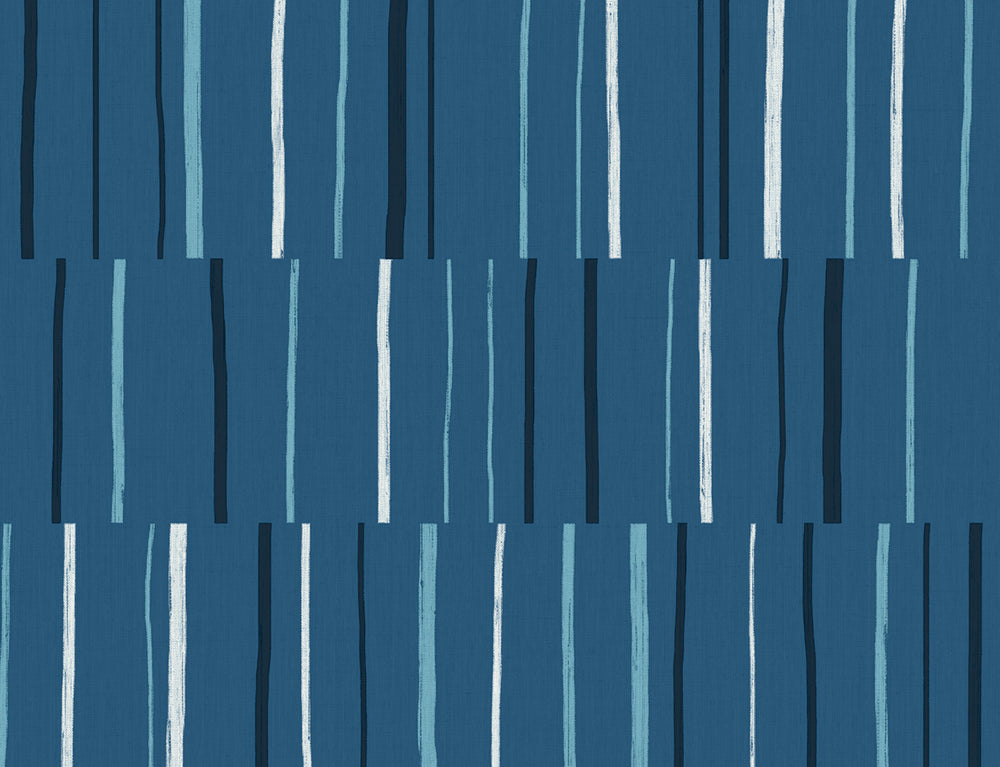 LW51202 Striped Wallpaper from the Living with Art collection by Seabrook Designs