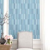 Living with Art Block Lines Striped Wallpaper