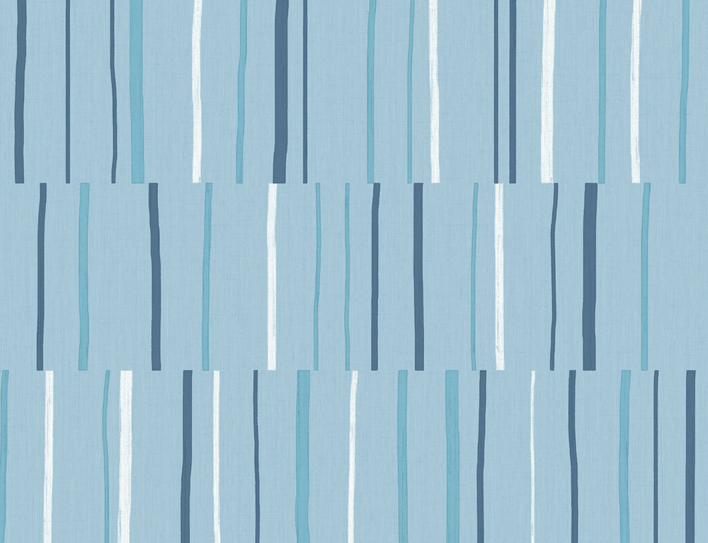 LW51212 Striped Wallpaper from the Living with Art collection by Seabrook Designs
