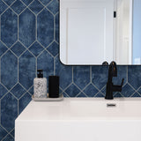 Living with Art Geometric Faux Wallpaper