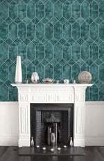 Living with Art Geometric Faux Wallpaper
