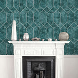 Living with Art Geometric Faux Wallpaper