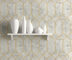 Living with Art Geometric Faux Wallpaper