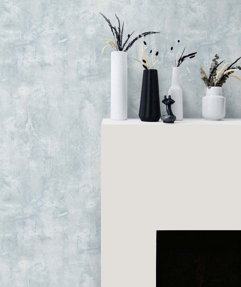 Living with Art Rustic Stucco Faux Wallpaper
