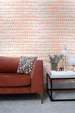 Living with Art Brush Marks Abstract Wallpaper