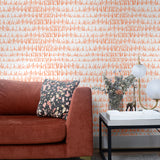 Living with Art Brush Marks Abstract Wallpaper