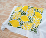 KT603 lemon tea towel detail from Hazelmade