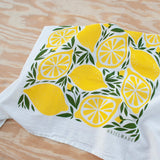 KT603 lemon tea towel detail from Hazelmade