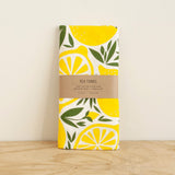 KT603 lemon tea towel packaged from Hazelmade