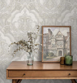 Paisley damask wallpaper decor SD81009AM from Say Decor