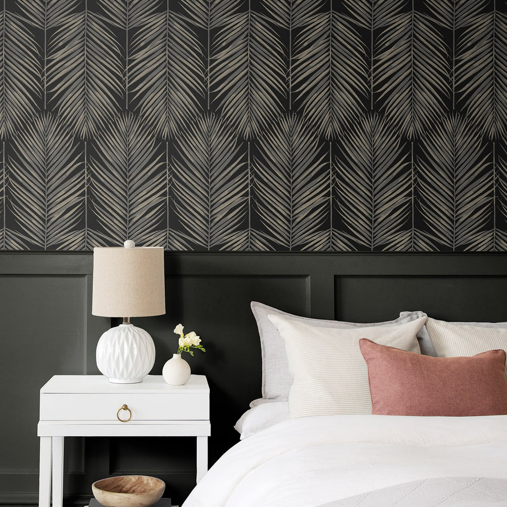 
                  
                    MB30000 palm leaf wallpaper bedroom from the Beach House collection by Seabrook Designs
                  
                