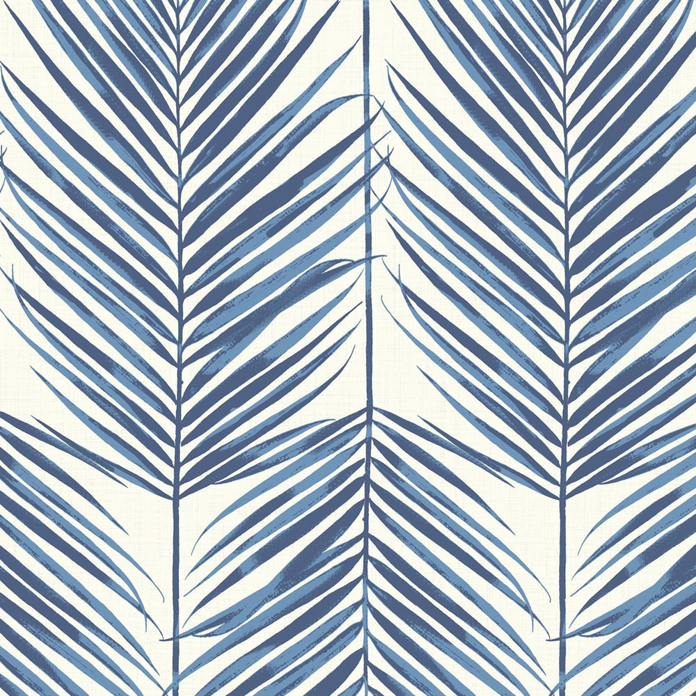 
                  
                    MB30002 blue palm leaf wallpaper from the Beach House collection by Seabrook Designs
                  
                