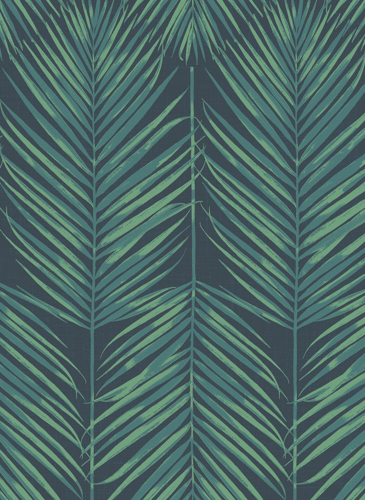 MB30004 palm leaf wallpaper from the Beach House collection by Seabrook Designs