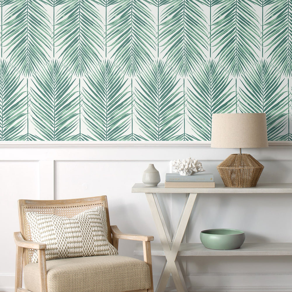 
                  
                    MB30014 palm leaf wallpaper living room from the Beach House collection by Seabrook Designs
                  
                