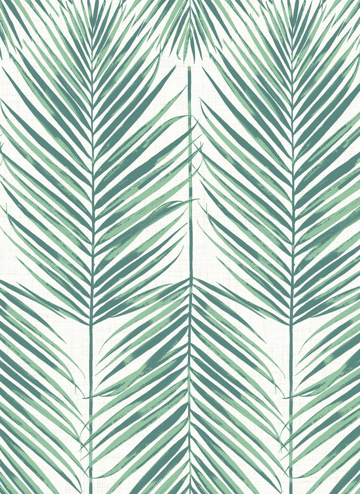 MB30014 palm leaf wallpaper from the Beach House collection by Seabrook Designs