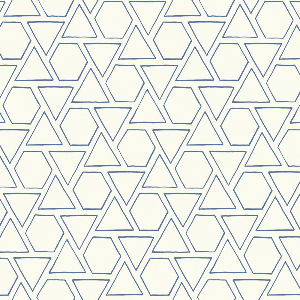 MB30112 blue sun shapes geometric wallpaper from the Beach House collection by Seabrook Designs