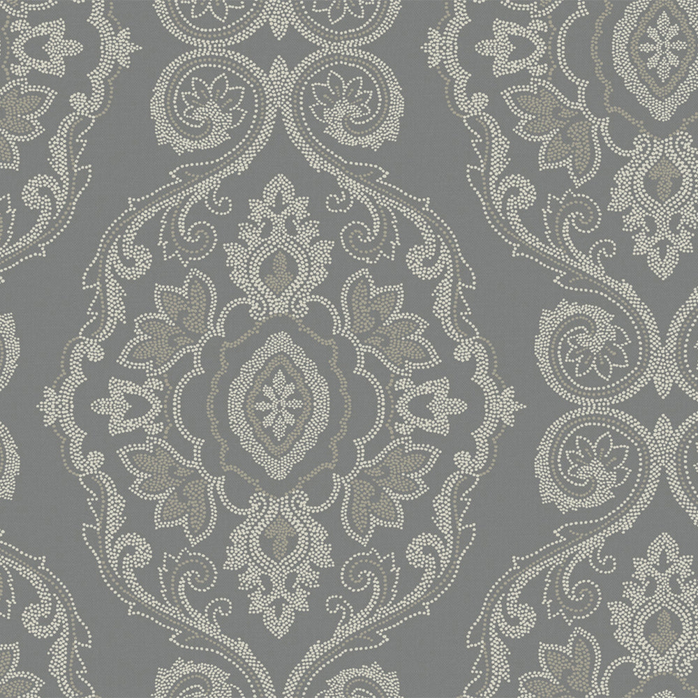 
                  
                    MB30300 gray nautical damask coastal wallpaper from the Beach House collection by Seabrook Designs
                  
                