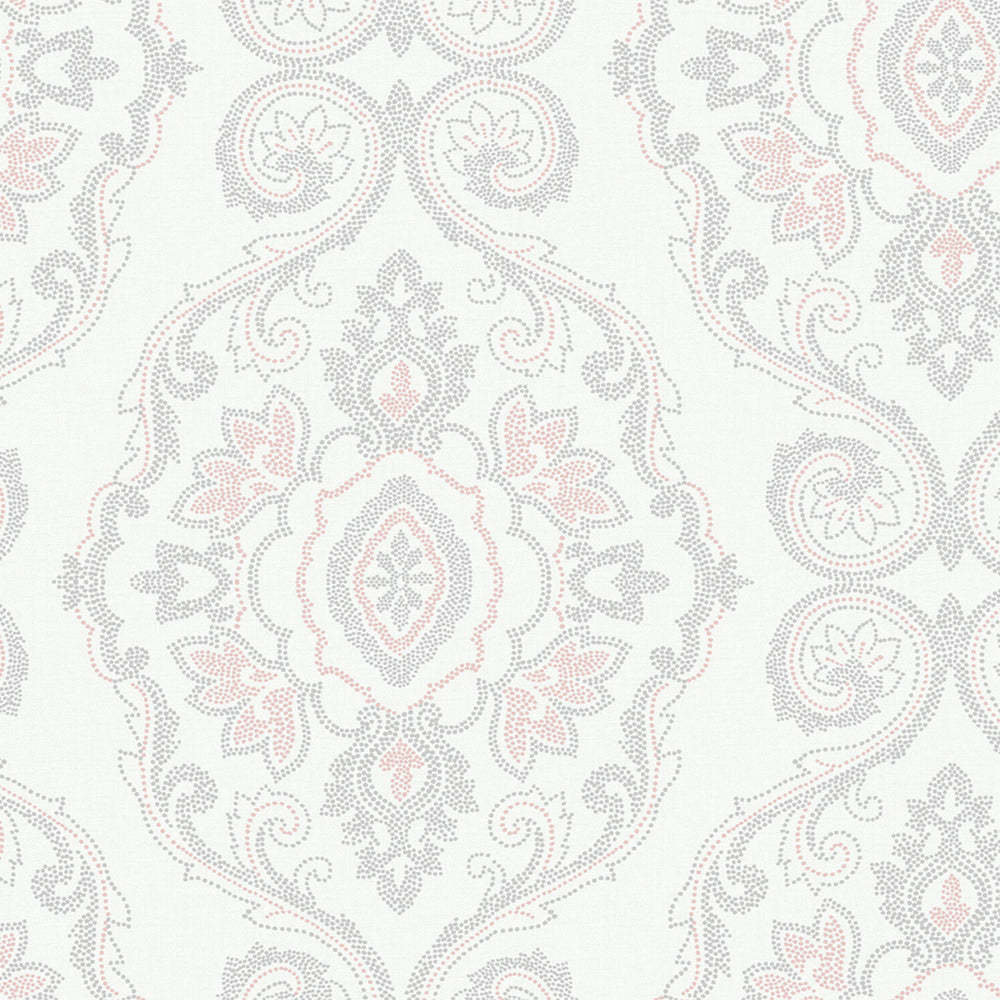 
                  
                    MB30301 pink nautical damask coastal wallpaper from the Beach House collection by Seabrook Designs
                  
                