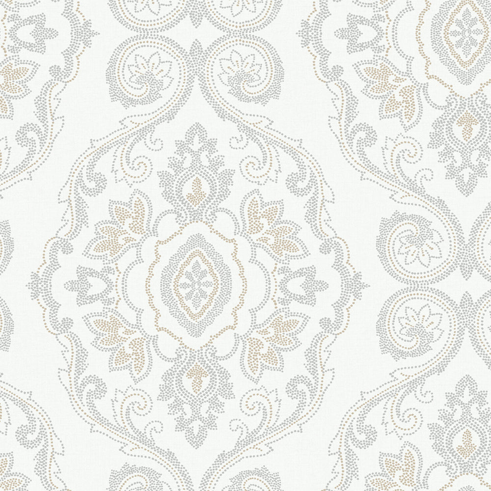 
                  
                    MB30305 beige nautical damask coastal wallpaper from the Beach House collection by Seabrook Designs
                  
                