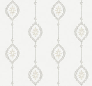 MB30500 sand dollar stripe nautical wallpaper from the Beach House collection by Seabrook Designs