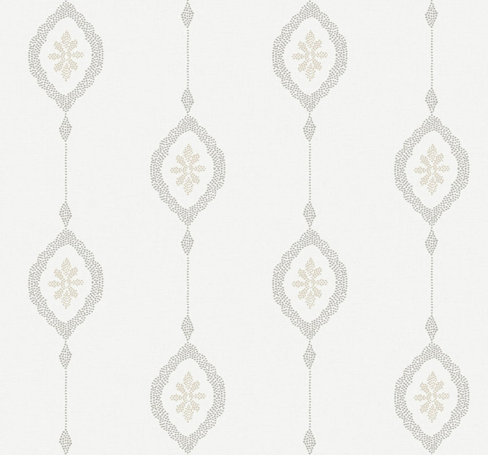MB30500 sand dollar stripe nautical wallpaper from the Beach House collection by Seabrook Designs