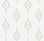 MB30500 sand dollar stripe nautical wallpaper from the Beach House collection by Seabrook Designs