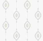 MB30505 sand dollar stripe nautical wallpaper from the Beach House collection by Seabrook Designs