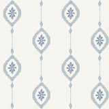 MB30512 sand dollar stripe nautical wallpaper from the Beach House collection by Seabrook Designs