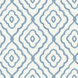 MB30902 blue seaside ogee wallpaper from the Beach House collection by Seabrook Designs