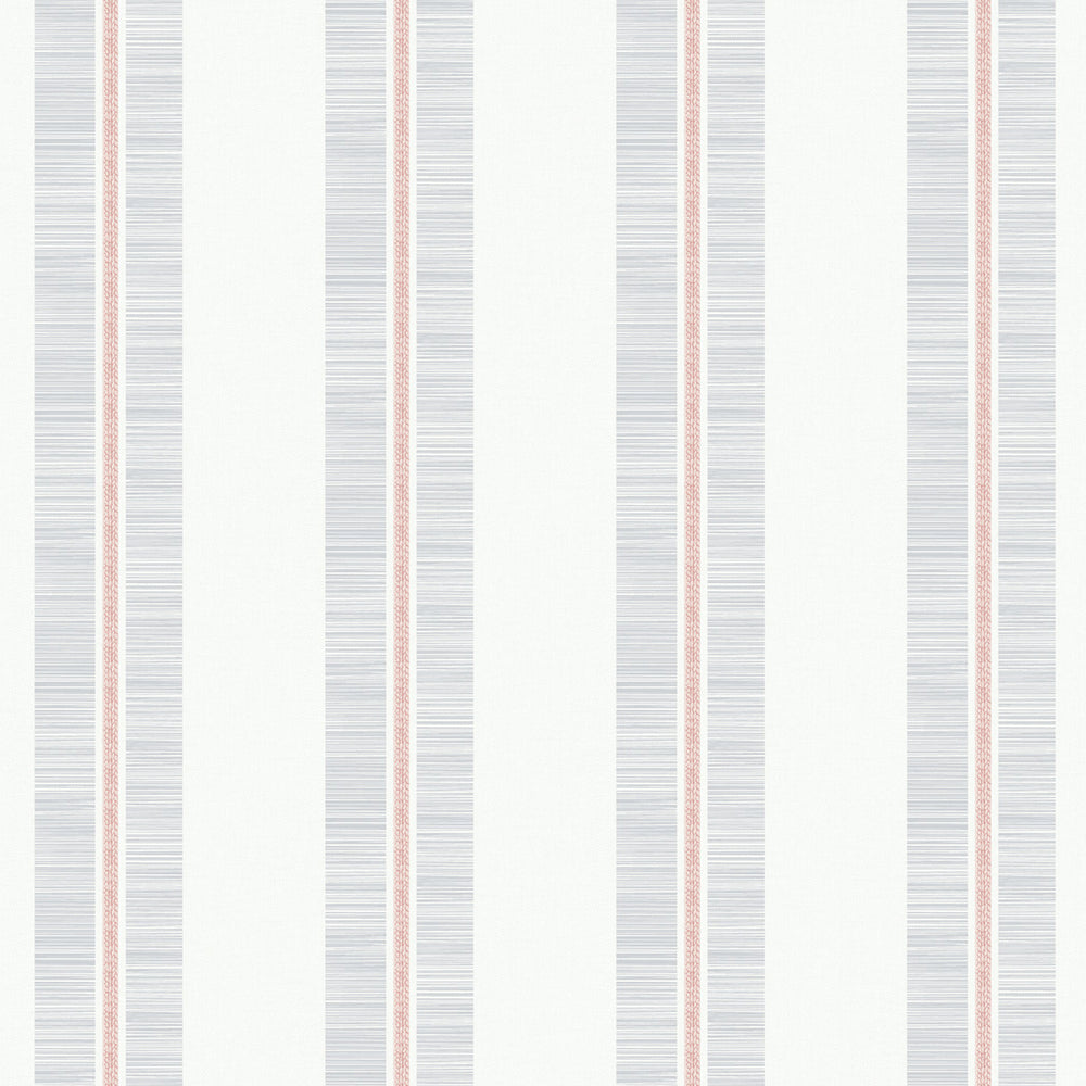 MB31001 pink beach towel striped wallpaper from the Beach House collection by Seabrook Designs