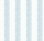MB31002 blue beach towel striped wallpaper from the Beach House collection by Seabrook Designs