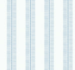 MB31002 blue beach towel striped wallpaper from the Beach House collection by Seabrook Designs