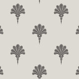 MB31600 black summer fan coastal wallpaper from the Beach House collection by Seabrook Designs
